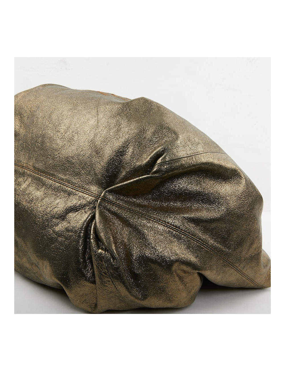 Grand sac Chanel doré brillant