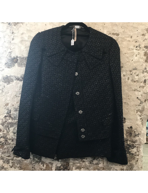 Ensemble VIKTOR & ROLF T 40 FR veste et jupe noir