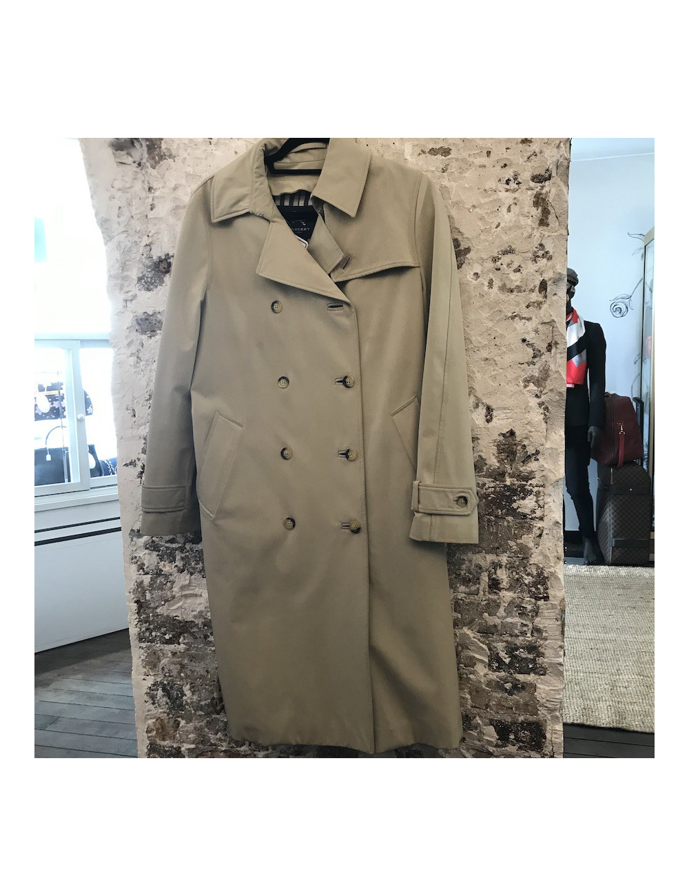 Trench BURBERRY T 36 FR beige doublure matelassée