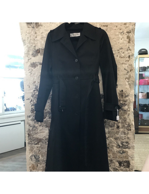 Trench Dior T36 coton noir