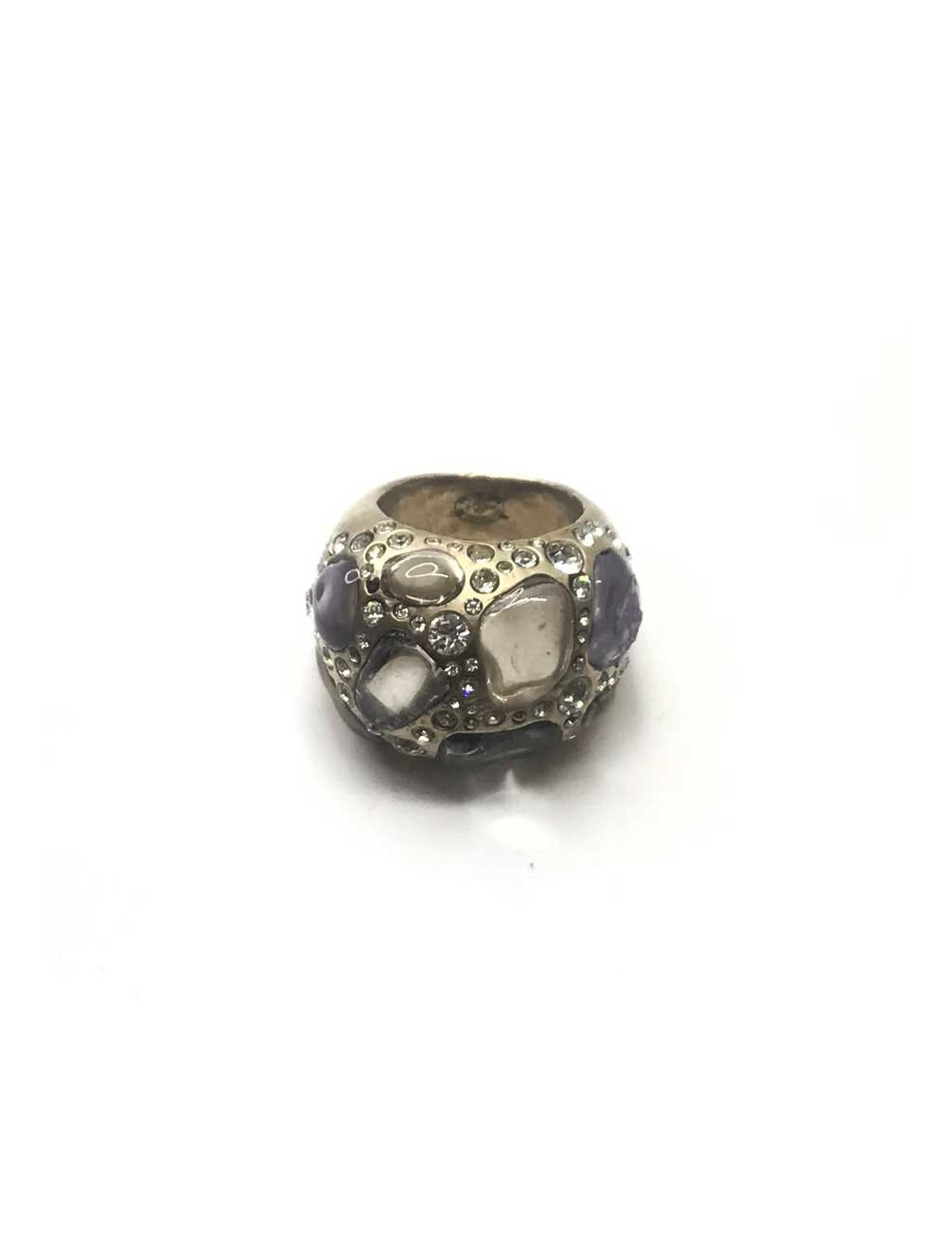 Bague CHANEL T50 strass