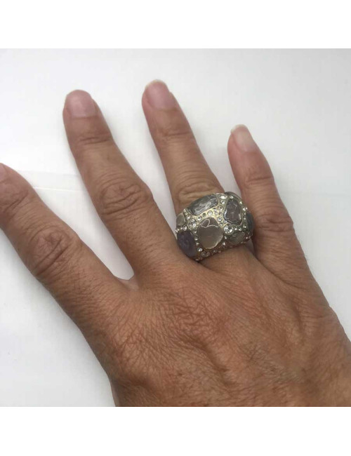 CHANEL molten glass ring