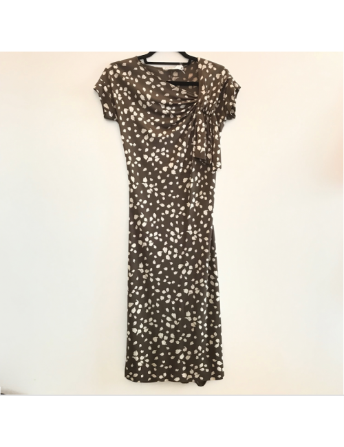 Robe CHRISTIAN DIOR kaki T34