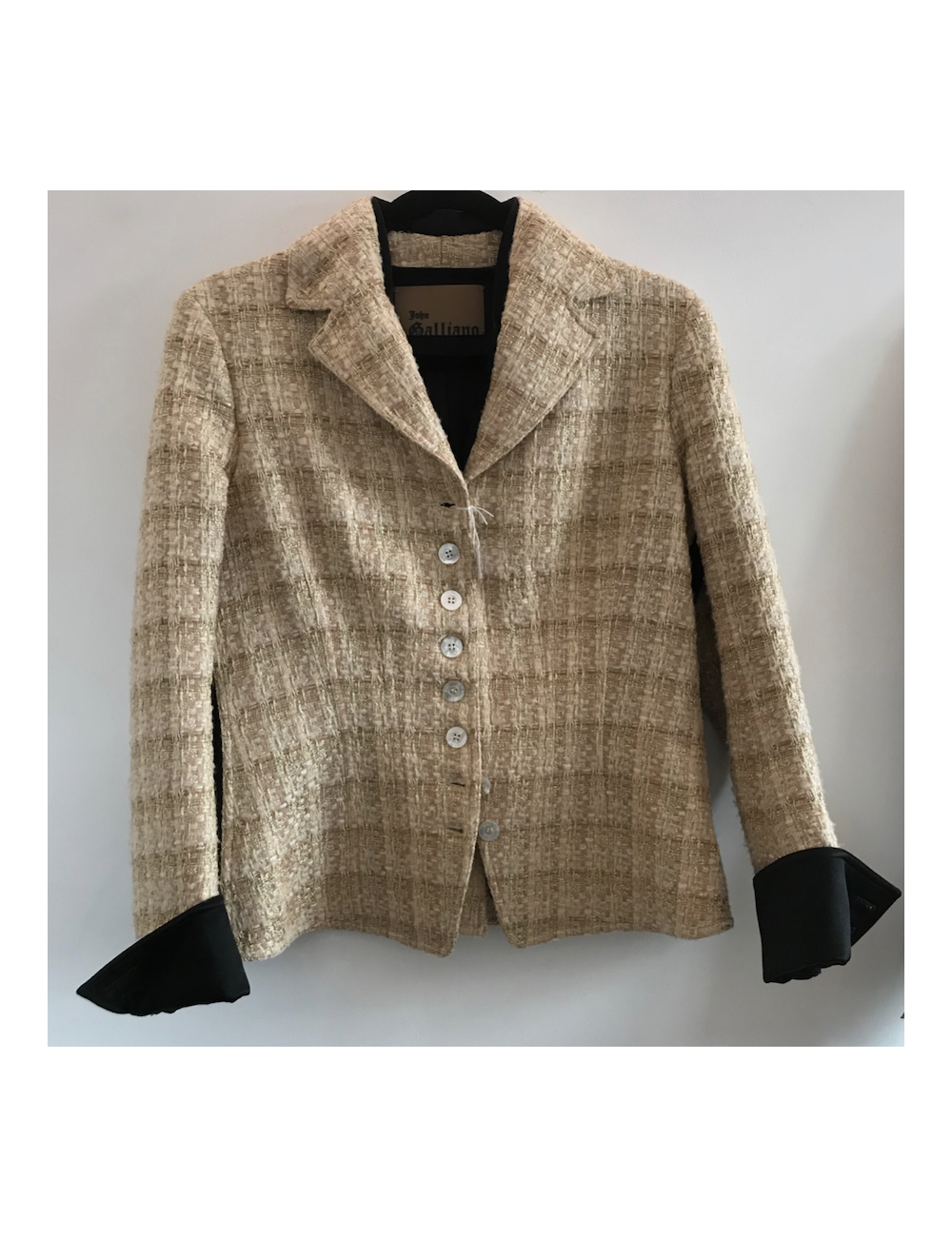 Veste JOHN GALLIANO T   EN TWEED