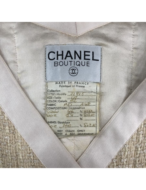 Veste CHANEL beige 