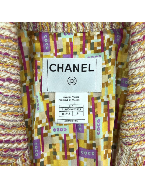 Veste CHANEL T 34 tweed 
