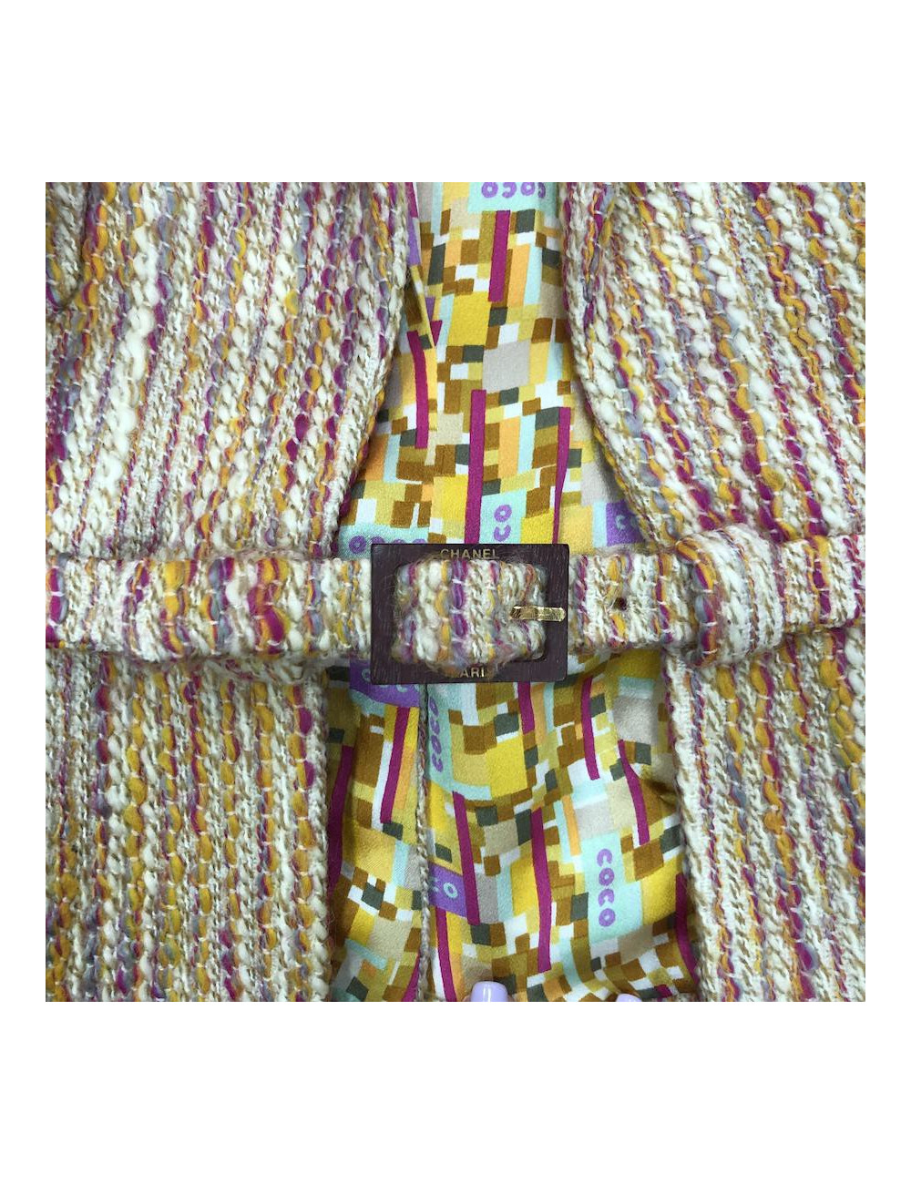 Veste CHANEL T 34 tweed 