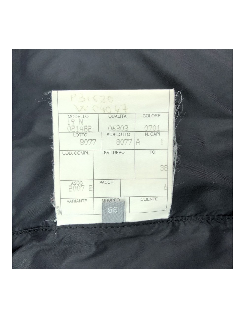 Doudoune  CHANEL T 38 toile parachute 