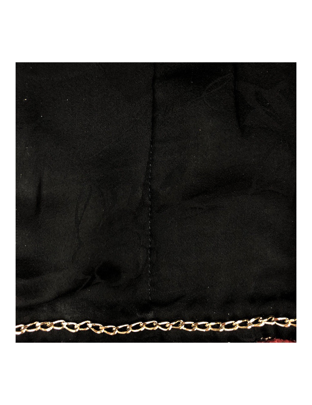 Veste 36 CHANEL tweed noir et fils dorés 