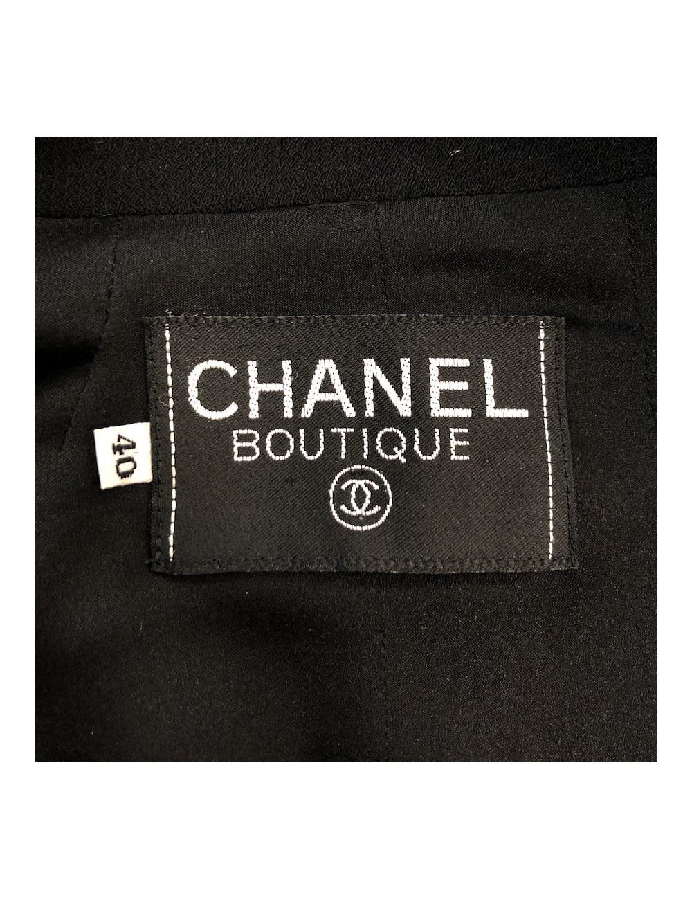 Veste Chanel T40 Noire