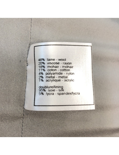 CHANEL veste T36 tweed