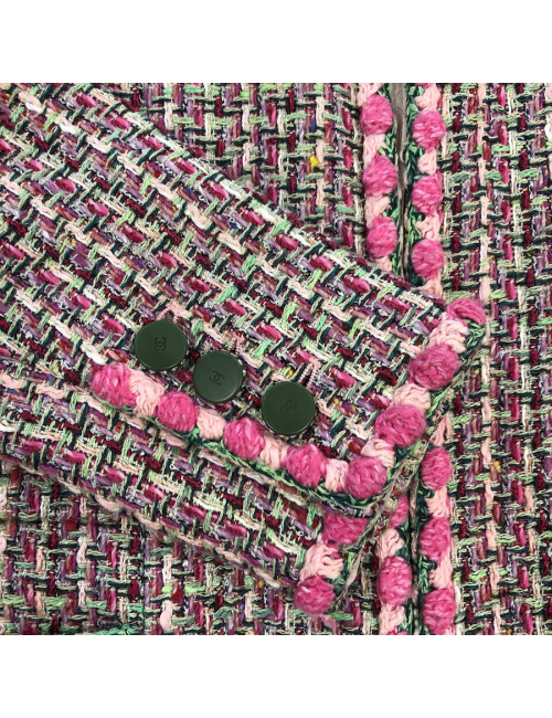 Veste CHANEL Tweed T 38 Vintage