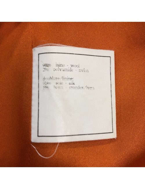  CHANEL Veste Vintage tweed corail 