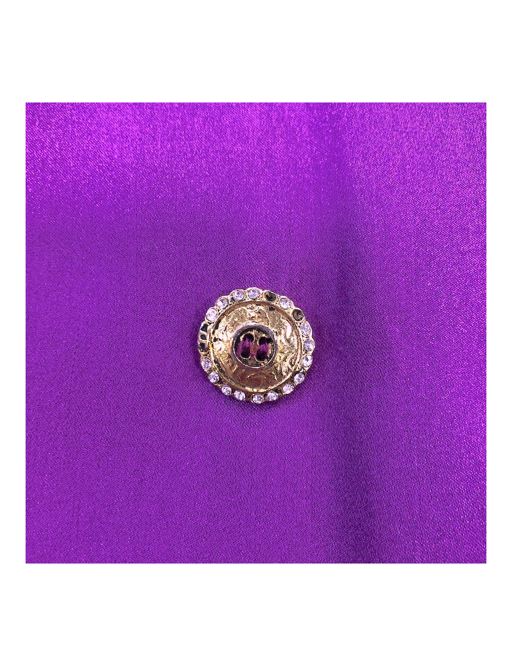 Veste T 38 CHANEL en soie violet