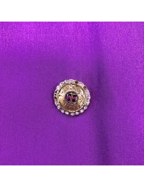 Veste T 38 CHANEL en soie violet