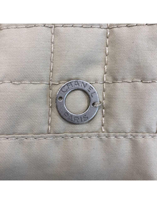 Veste T 40 CHANEL iDENTIFICATION toile beige