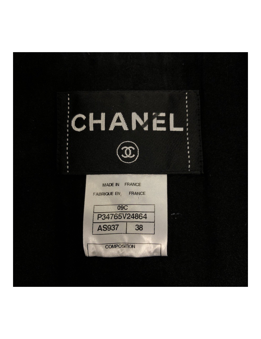 Veste paillettes CHANEL T38
