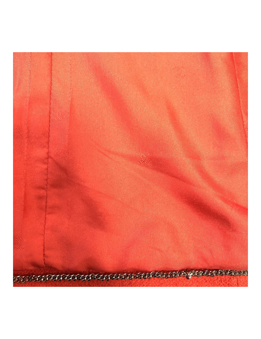 Veste T40 CHANEL en tweed corail 