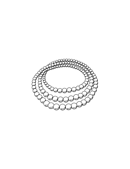 Sautoir CHANEL avec pendentif "CC" doré Vintage