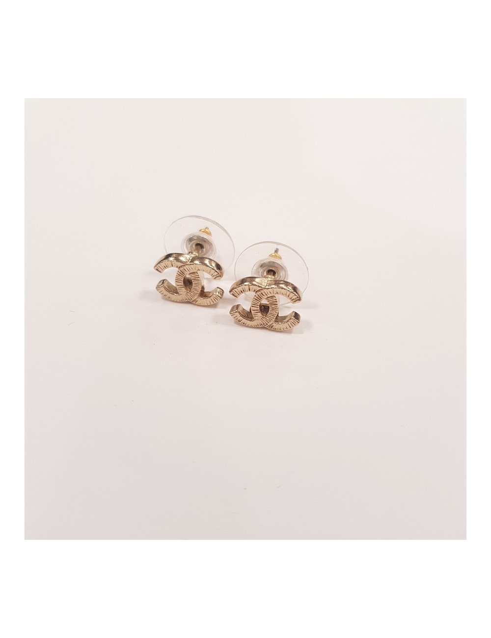 BO CHANEL "CC" dorées 