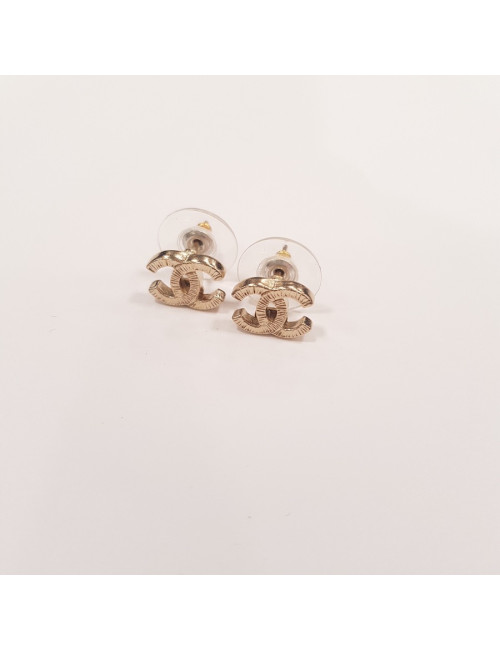 BO CHANEL "CC" dorées 