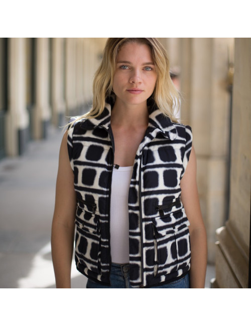 Doudoune  CHANEL T 38 toile parachute 