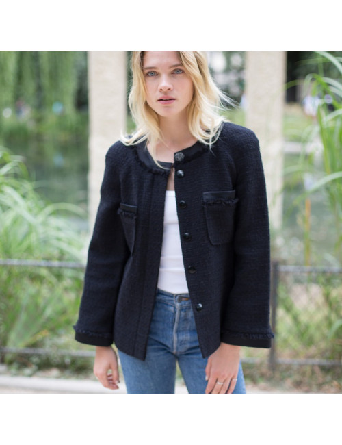 Veste Chanel noire T38 