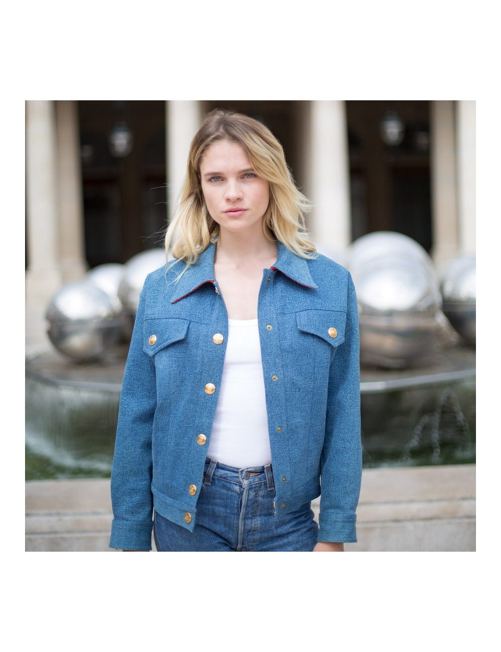 Blouson  jean CHANEL Vintage