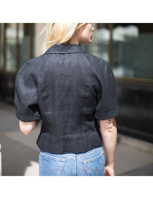 Veste T 40 CHANEL 100 % lin