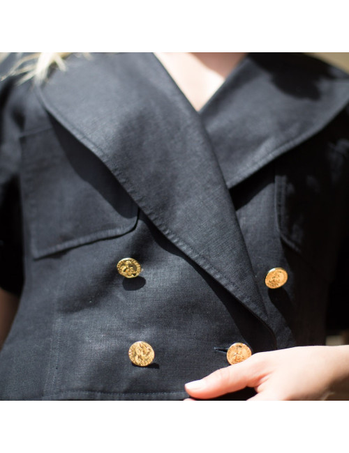 CHANEL veste spencer 100% lin