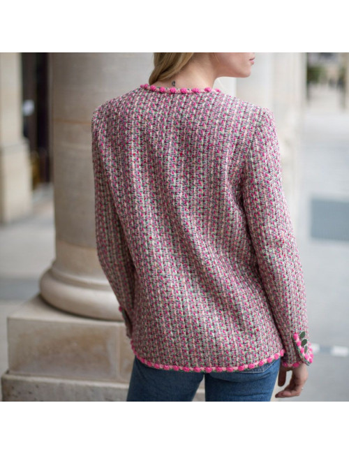 Veste CHANEL Tweed T 38 Vintage