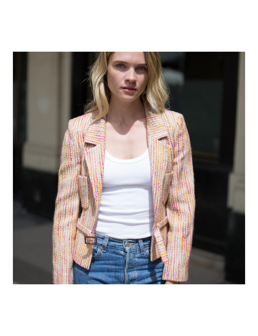 Veste CHANEL T 34 tweed 