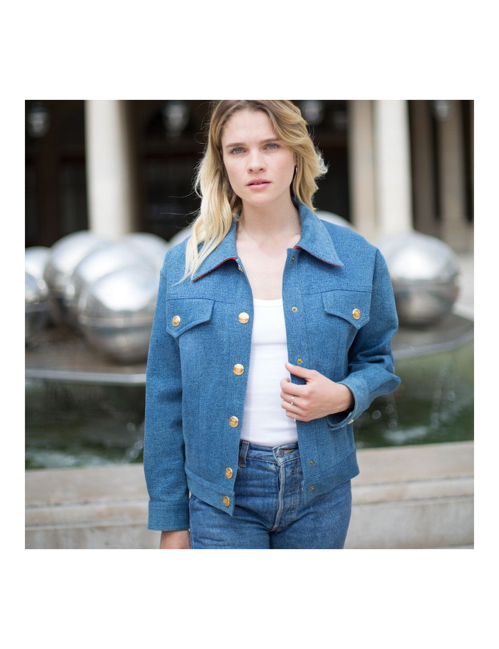 Blouson  jean CHANEL Vintage