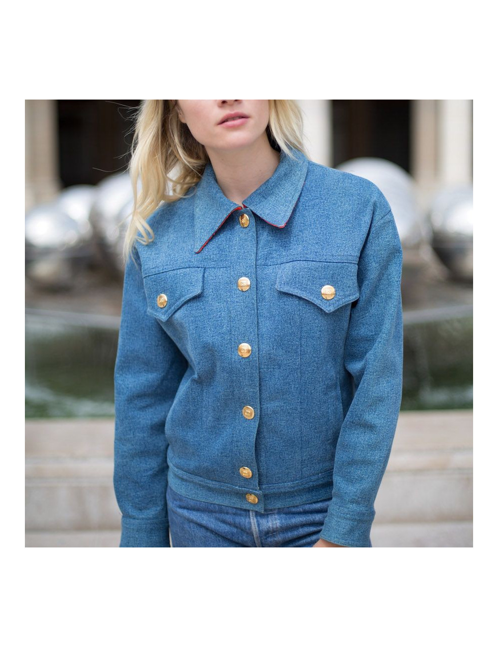 Blouson  jean CHANEL Vintage