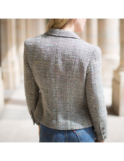 CHANEL veste T36 tweed