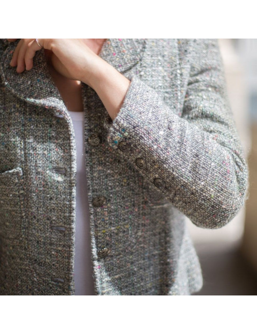 CHANEL veste T36 tweed