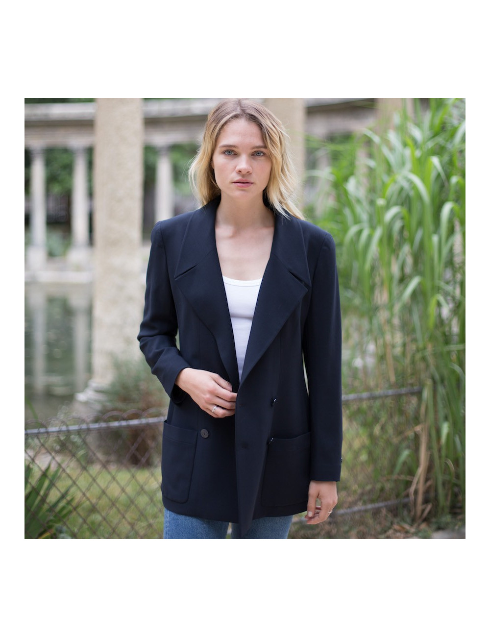 Blazer croisé CHANEL T 42
