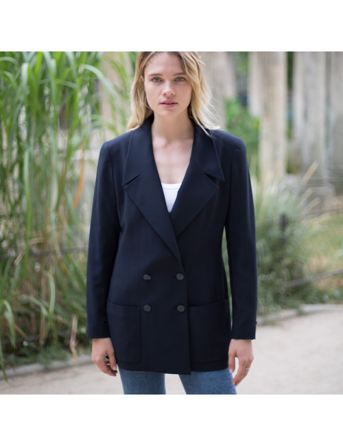 Blazer croisé CHANEL T 42