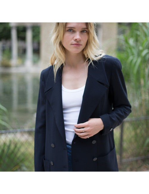 Blazer croisé CHANEL T 42