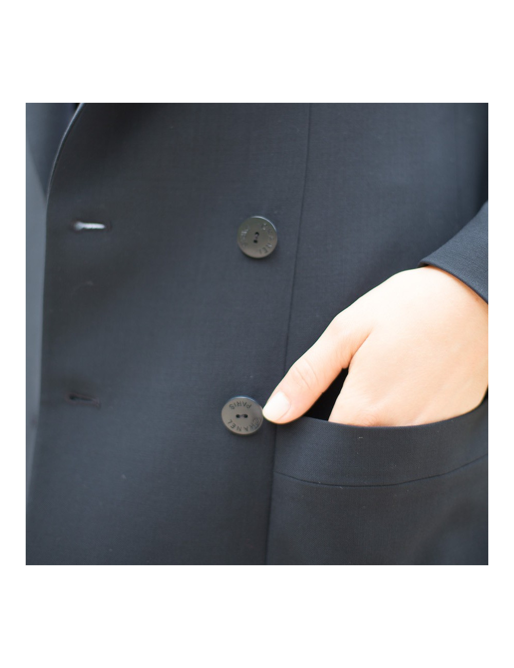 Blazer croisé CHANEL T 42