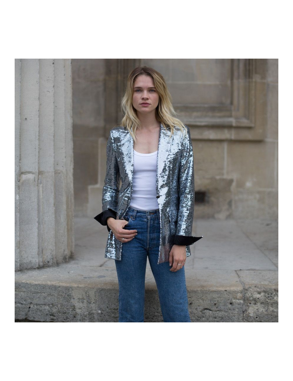 Veste paillettes CHANEL Croisière Paris Miami 