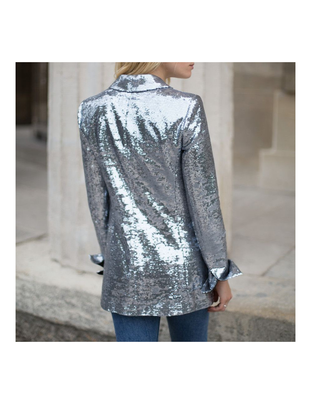 Veste paillettes CHANEL Croisière Paris Miami 