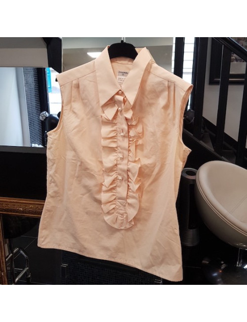 Blouse CHANEL rose pale T40