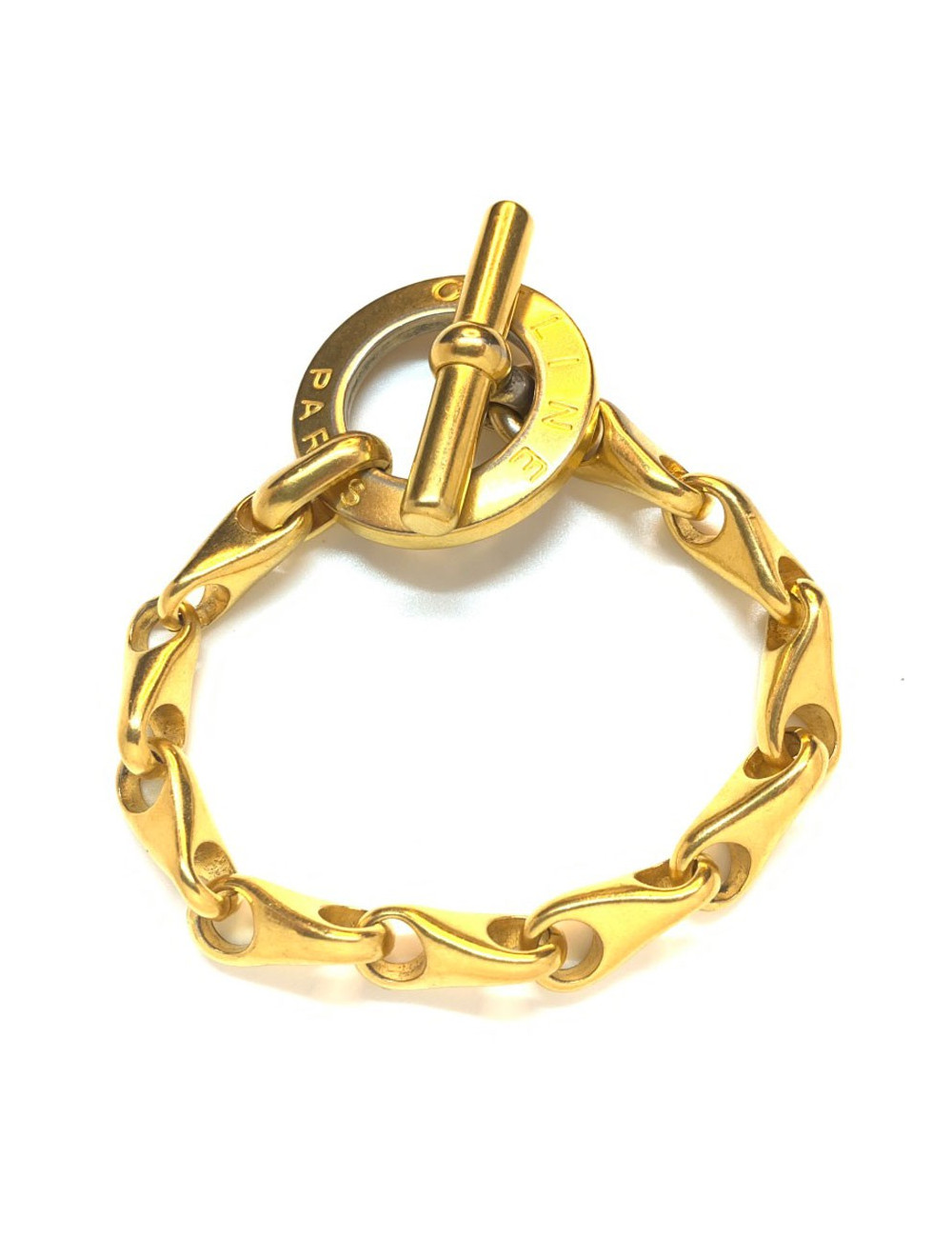 Bracelet CELINE vintage doré 1991