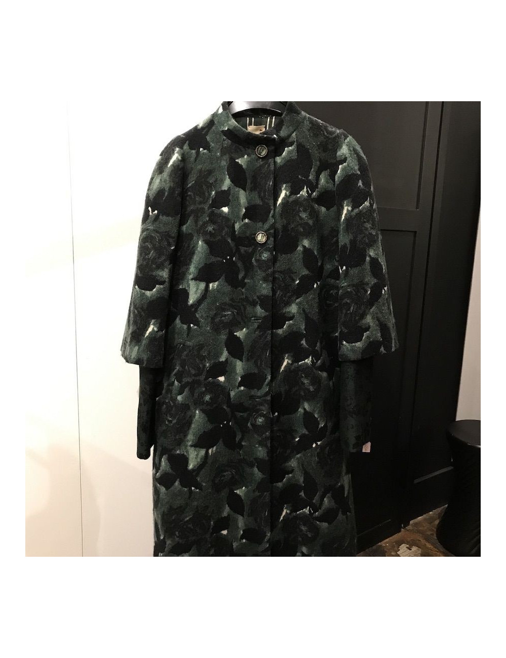 Manteau Antonio Maras vert et noir