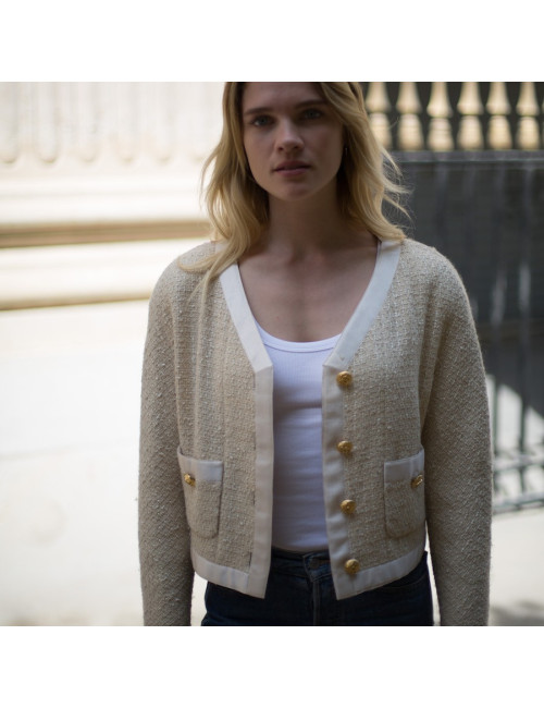 Veste CHANEL beige 
