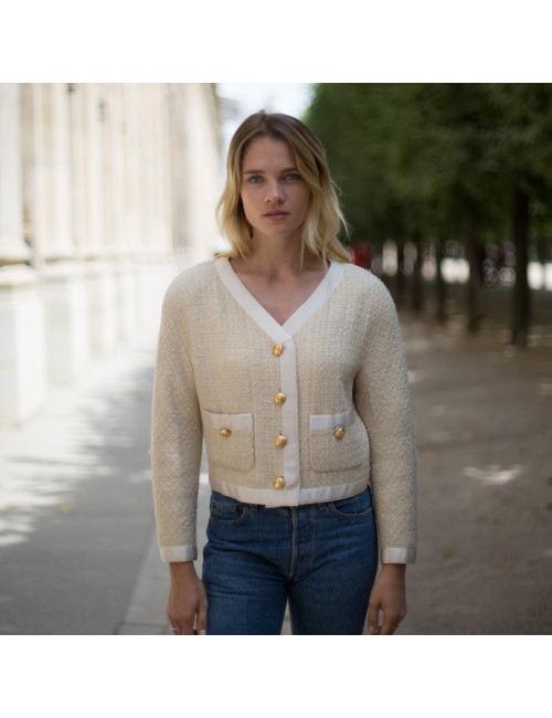 Veste CHANEL beige 