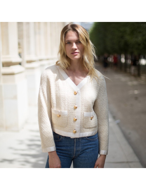 Veste CHANEL beige 