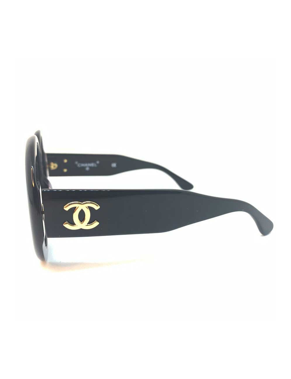 Lunettes rondes CHANEL noires