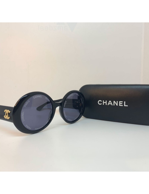 Lunettes rondes CHANEL noires
